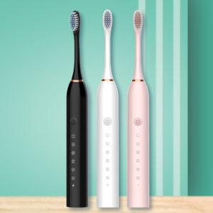 Sonic Electric Toothbrush for Adults 4 Brush Heads 6 Modes USB Rechargeable Toothbrush