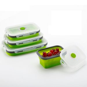 Collapsible Food Containers Silicone Bowl